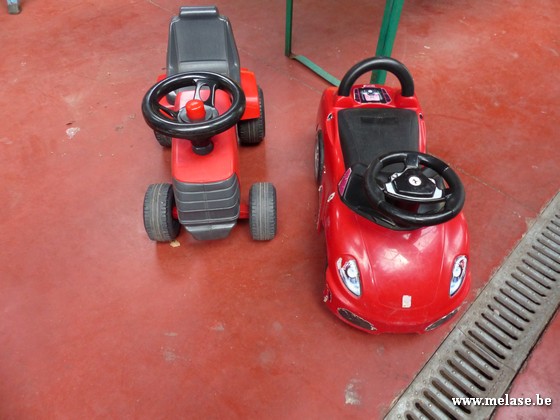 Loopauto + kindertractor