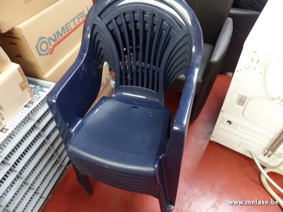 Tuinstoelen "blauw-PVC"