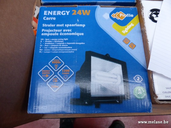 Straler met spaarlamp "Profile"