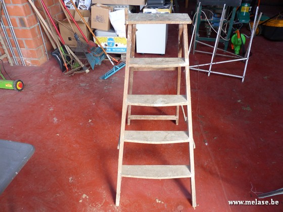 Trapladder in hout