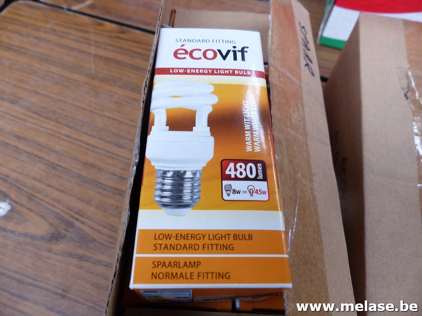 Spaarlampen "Ecovif"