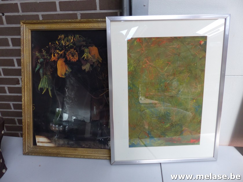 Prenten achter glas
