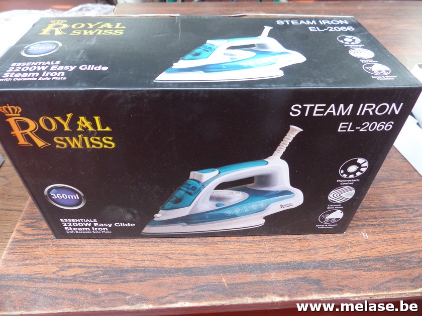 Stoomstrijkijzer "Royal Swiss"