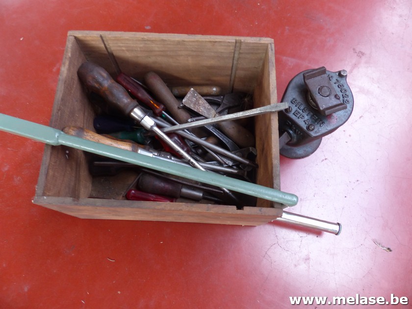 Houten bak "klein gereedschap"
