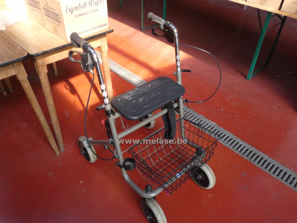 Rollator met 4 wielen