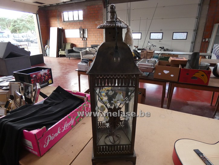 Windlicht met decoratie