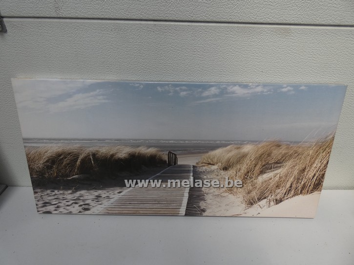 Foto op canvas "Duinenzicht"