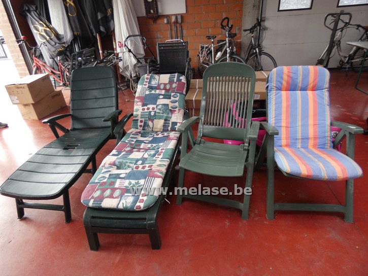 Tuinmeubilair "Groen PVC"