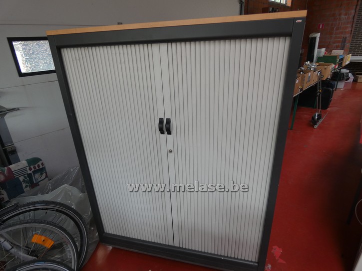 Metalen bureelkast "schuifdeur"