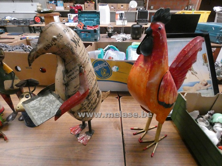 Decoratie "metalen figuren"