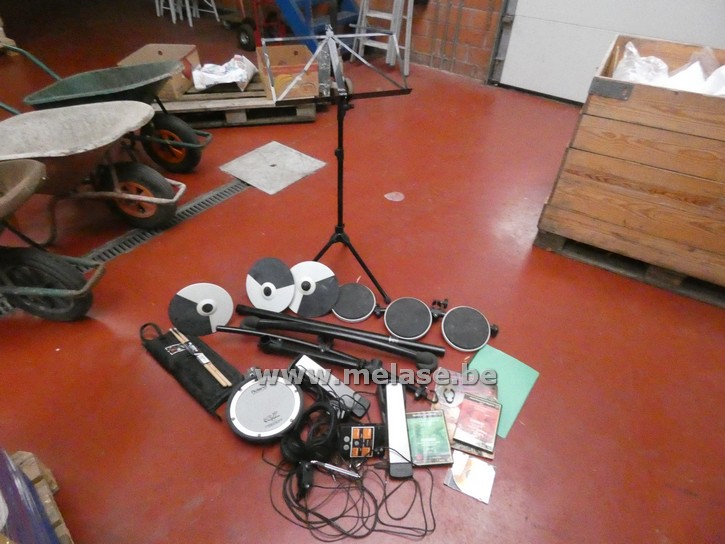 Elec. drumstel + toebehoren