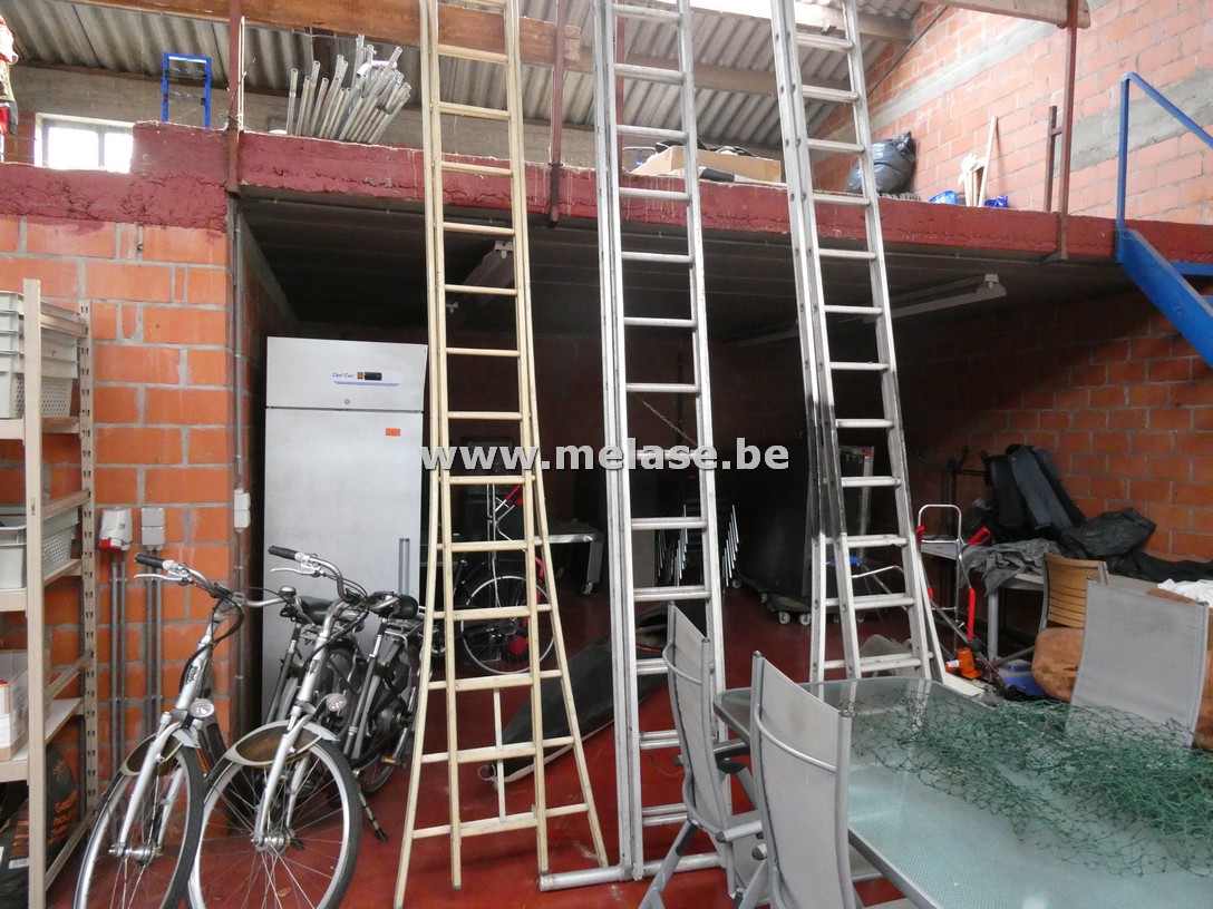 Alu ladder "2x14 treden"