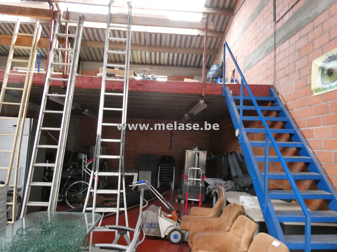 Alu ladder "2x16 treden"