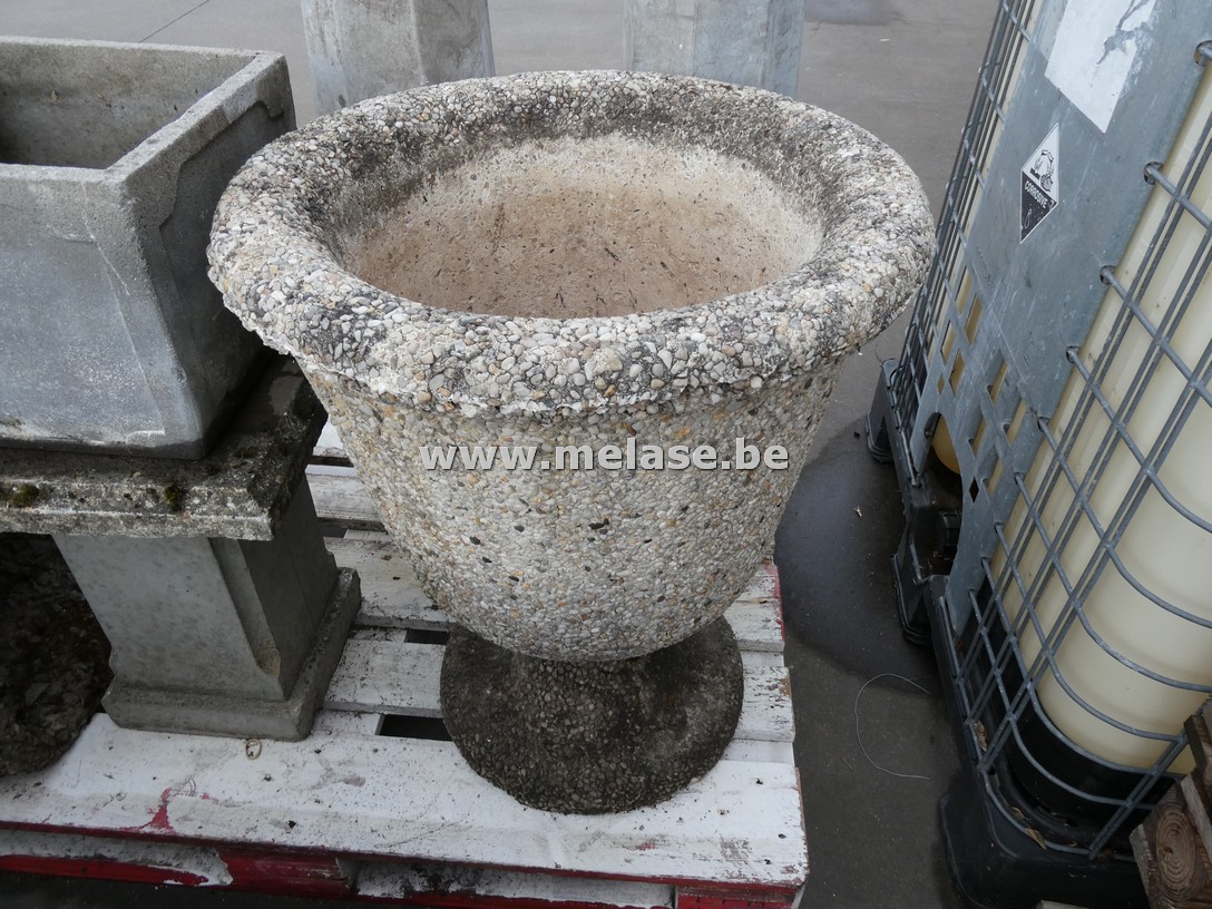Betonnen bloempot
