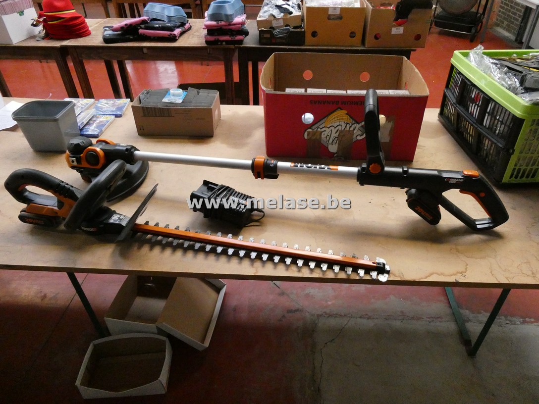 Kantensnijder en haagschaar "Worx"