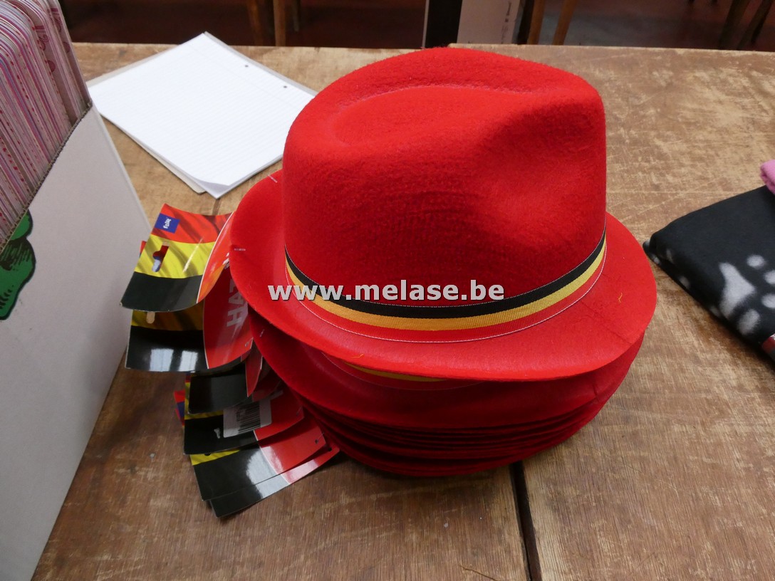 Hoedjes "Belgische driekleur"