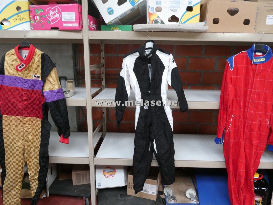 Raceoveral "OMP - zwart/wit"