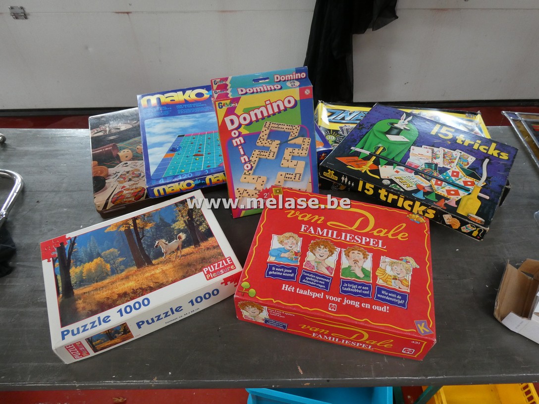 Gezelschapspelen + puzzels