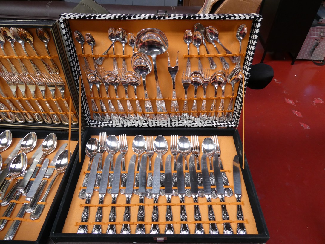 Bestekkoffer "zilver"