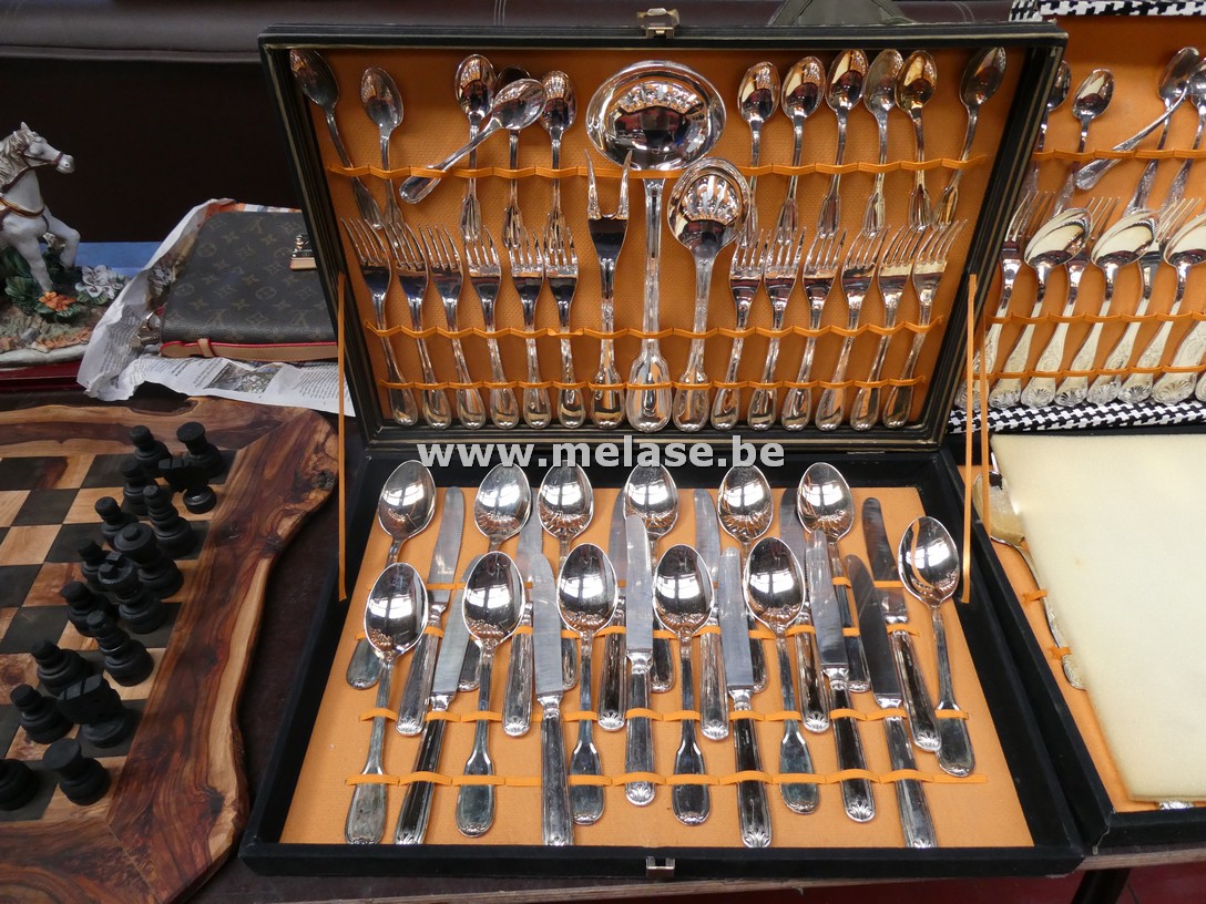 Bestekkoffer "zilver"