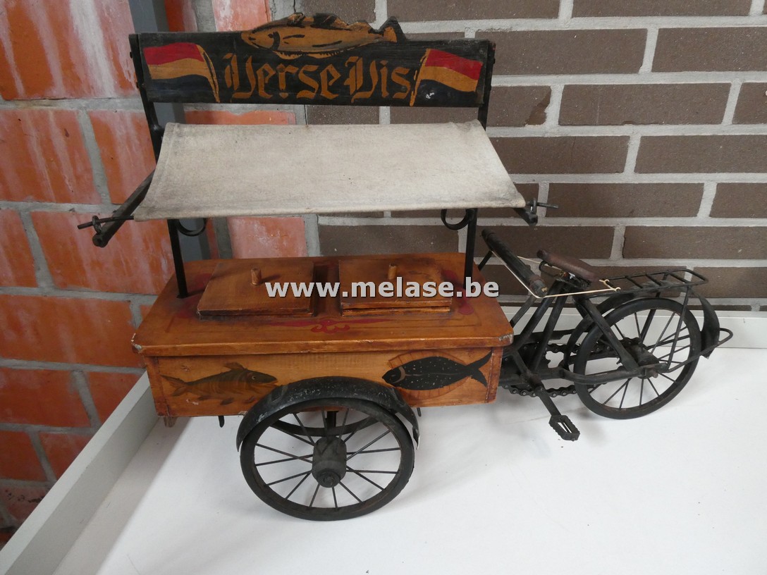 Miniatuur fietskar "Verse vis"