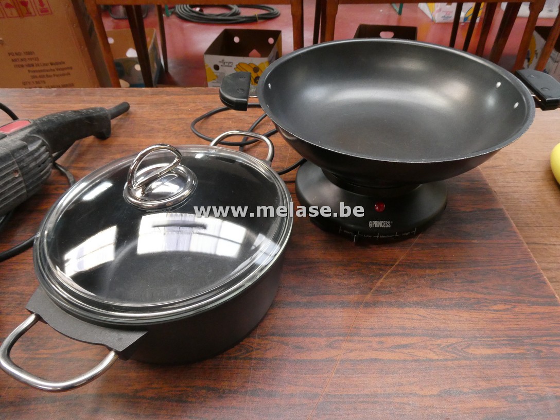 Braadpan + elektrische wok