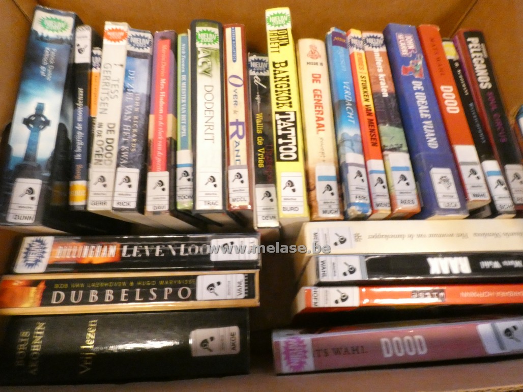 Doos boeken "Detectives"