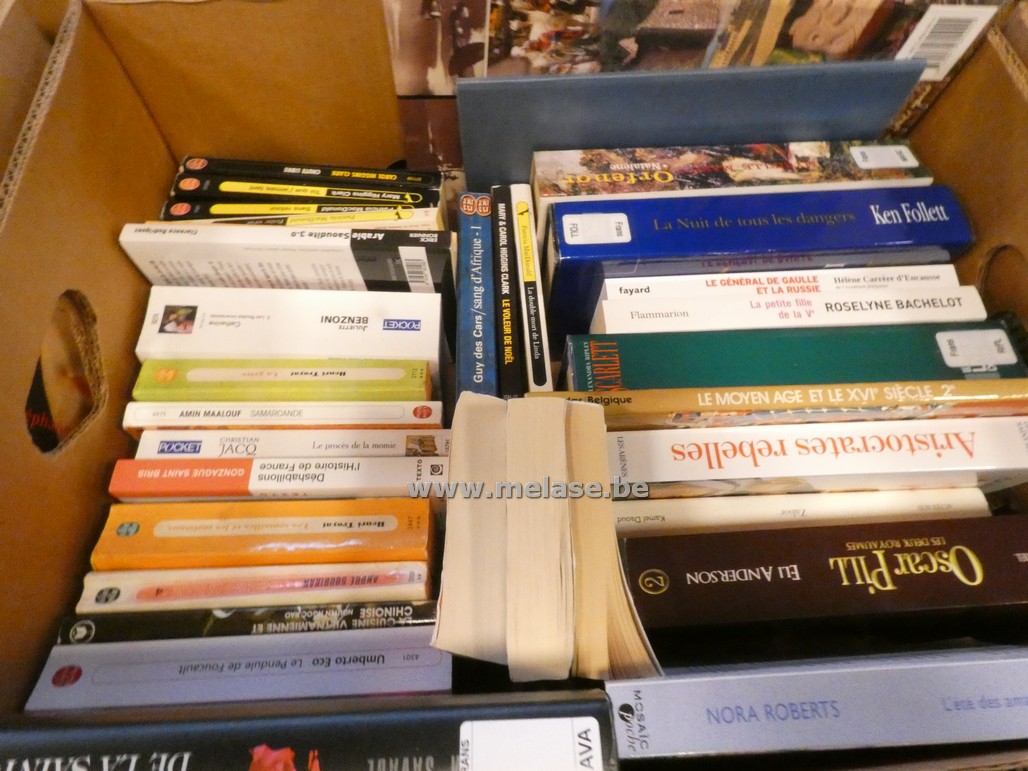Doos boeken "Franstalig"