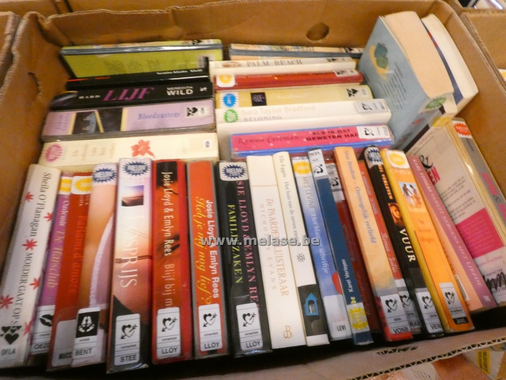 Doos boeken "Romantiek"
