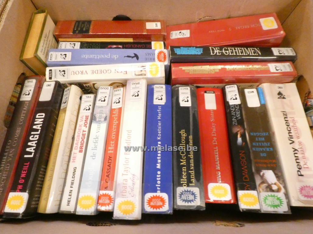 Doos boeken "Romantiek"