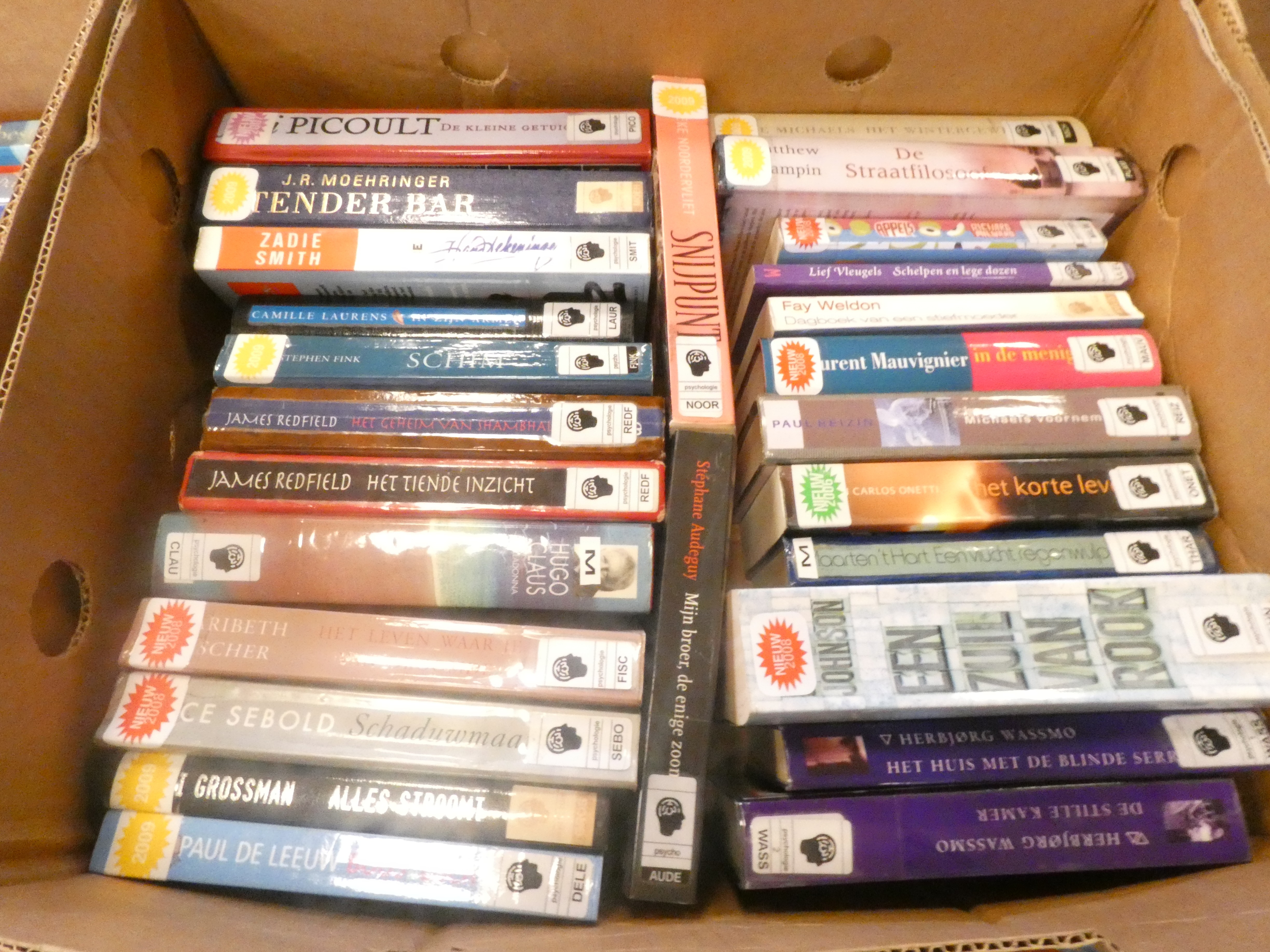 Doos boeken "Psychologische thrillers"