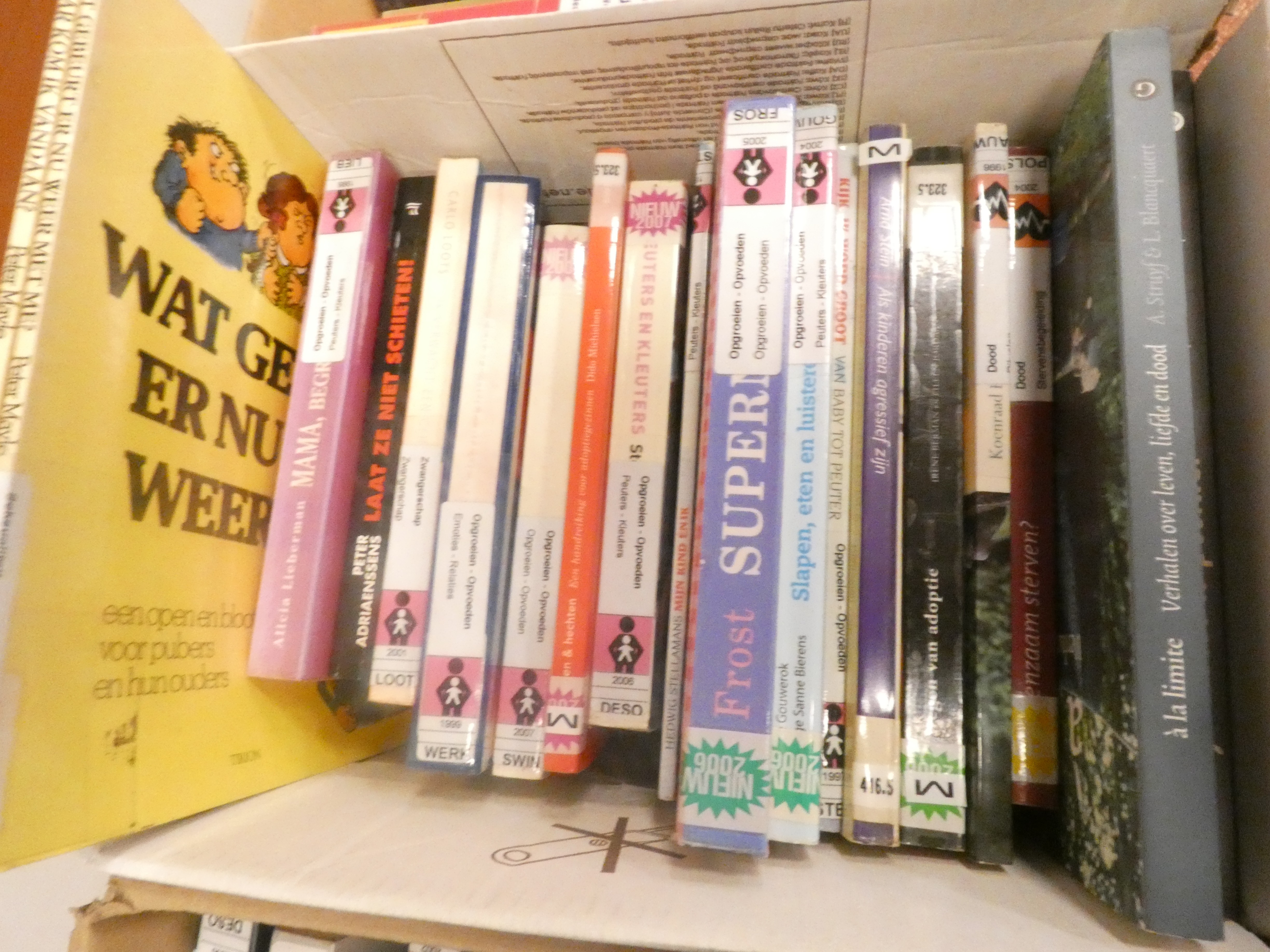 Doos boeken "maatschappelijk"