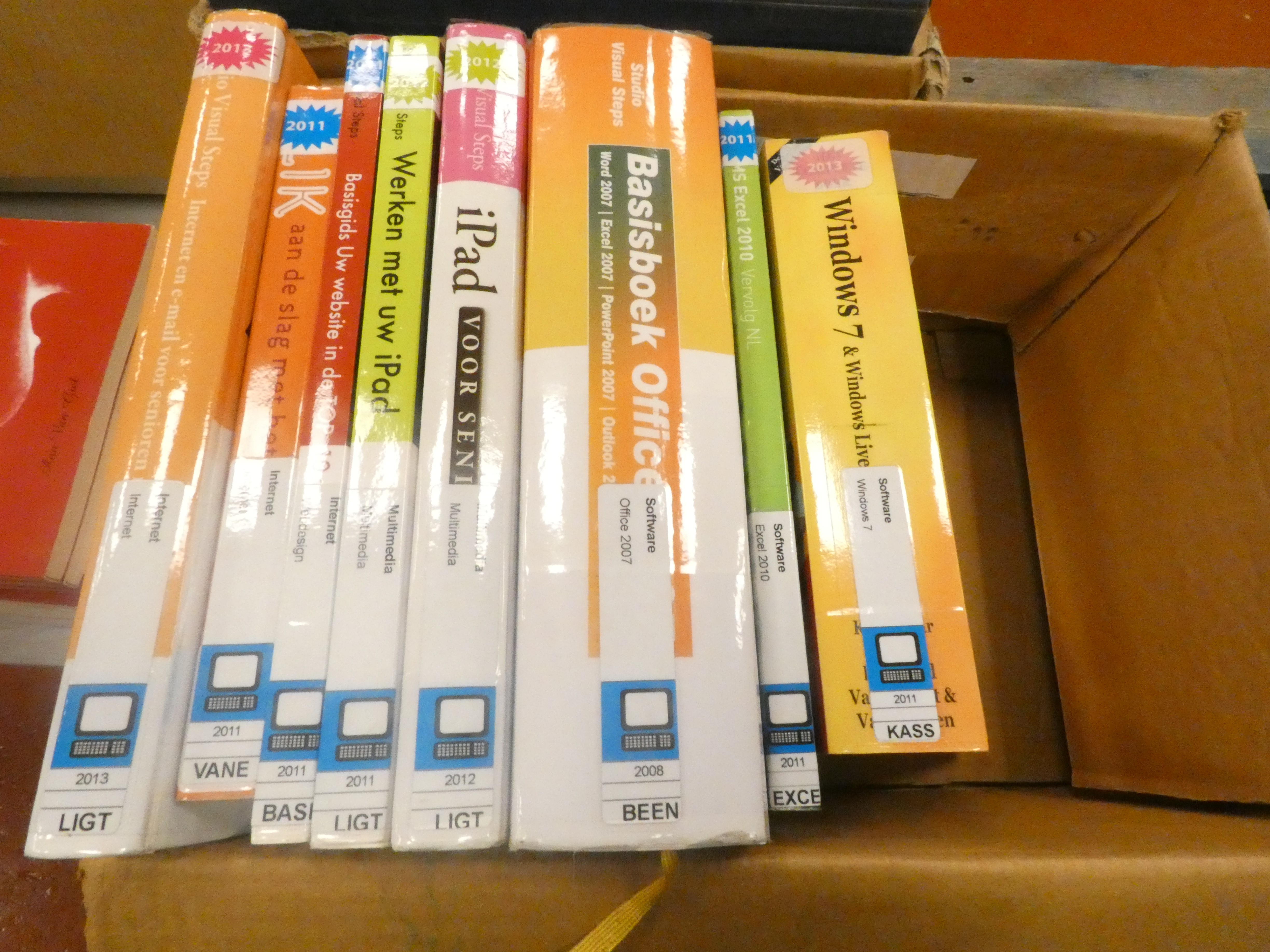 Doos boeken "PC"