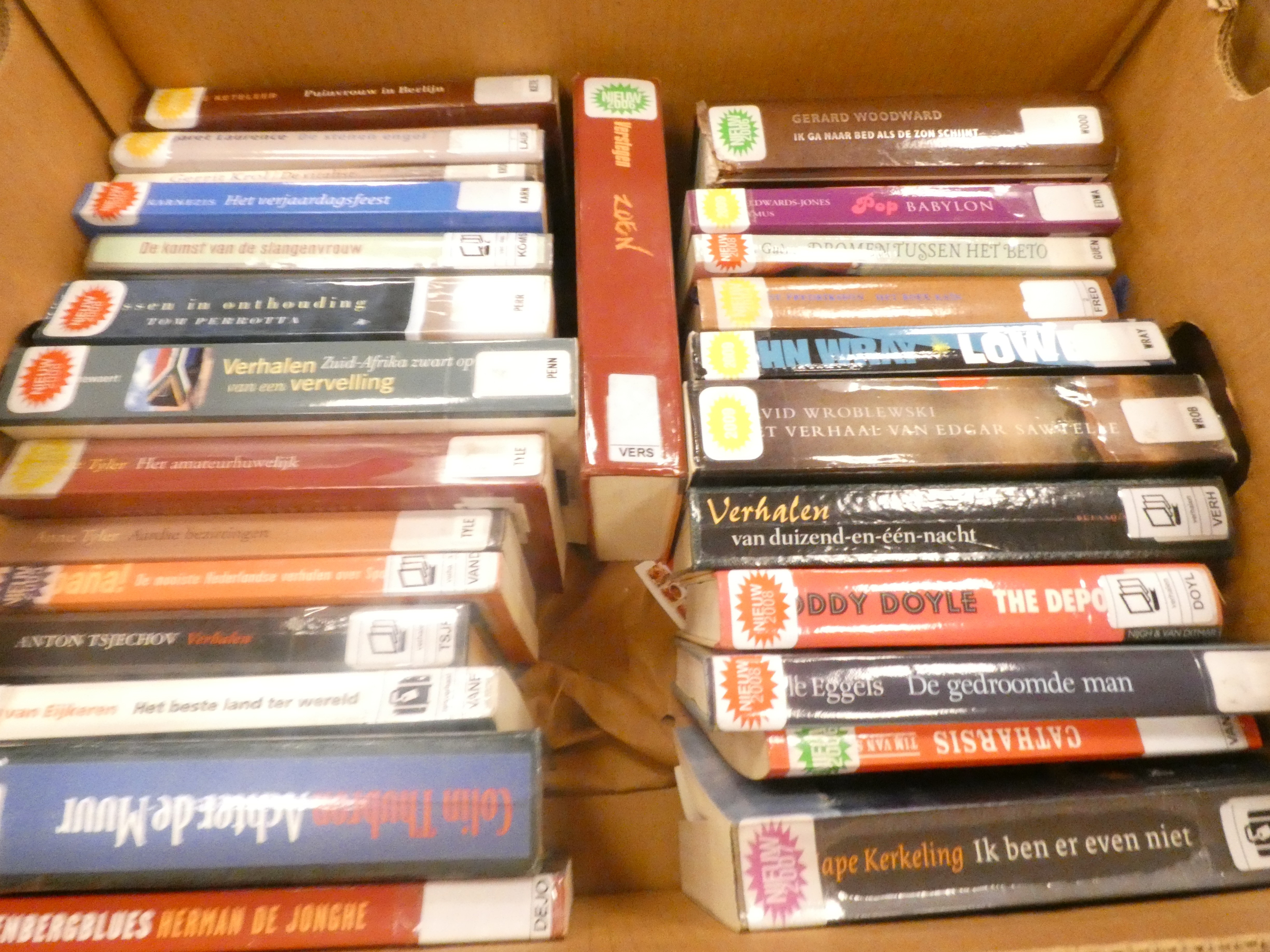 Doos boeken "verhalen - romans"