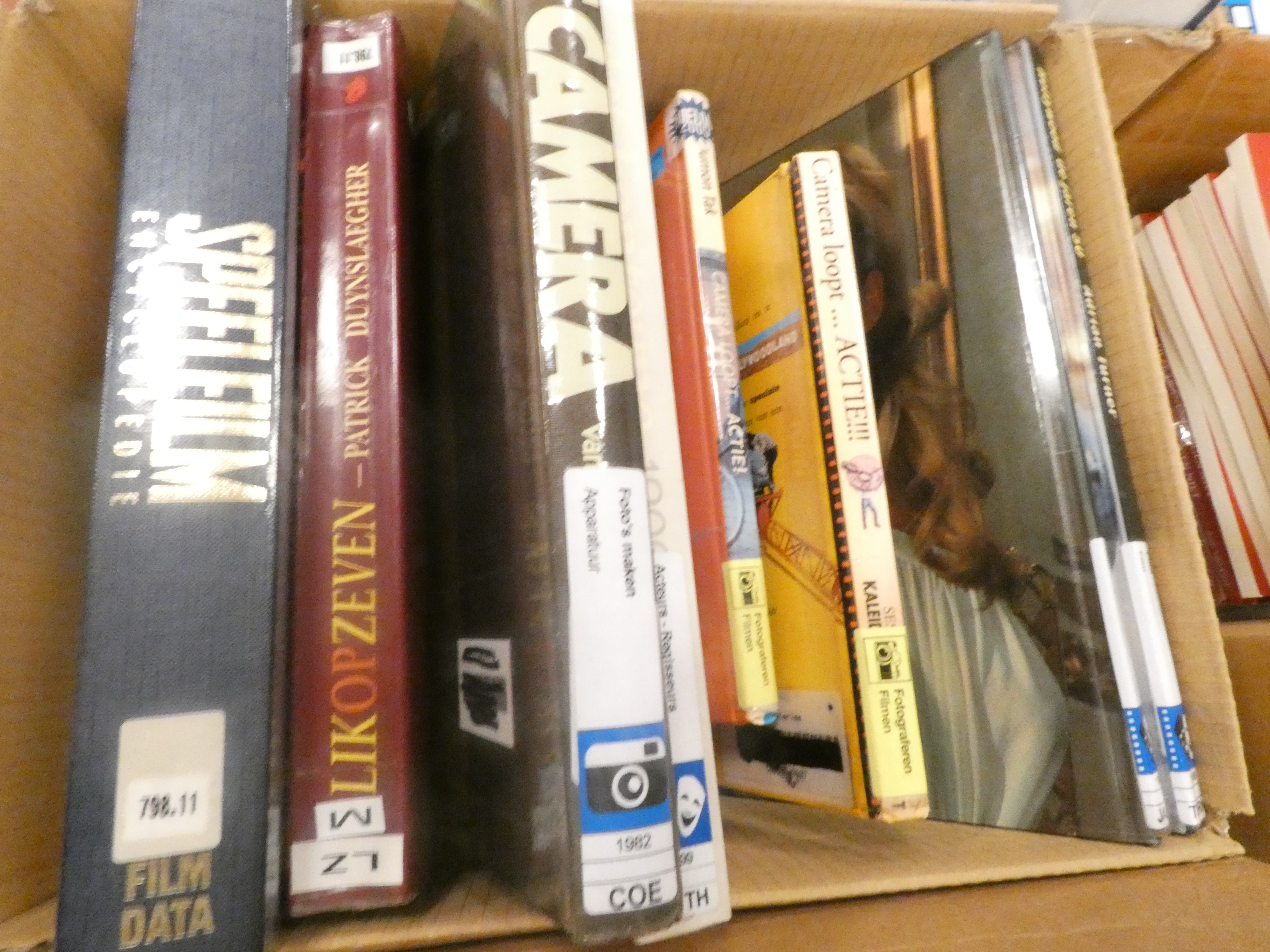 Doos boeken "Film - media - fotografie"