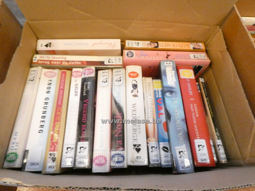 Doos boeken "Romantiek"