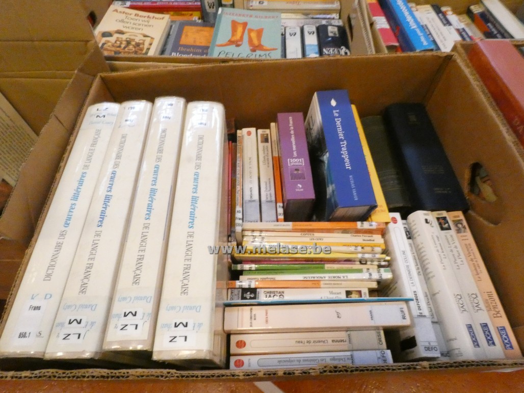 Doos boeken "Franstalig"