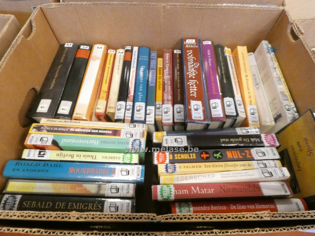Doos boeken "verhalen - romans"