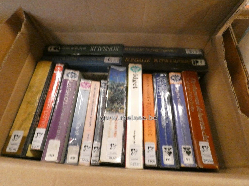 Doos boeken "Romantiek"