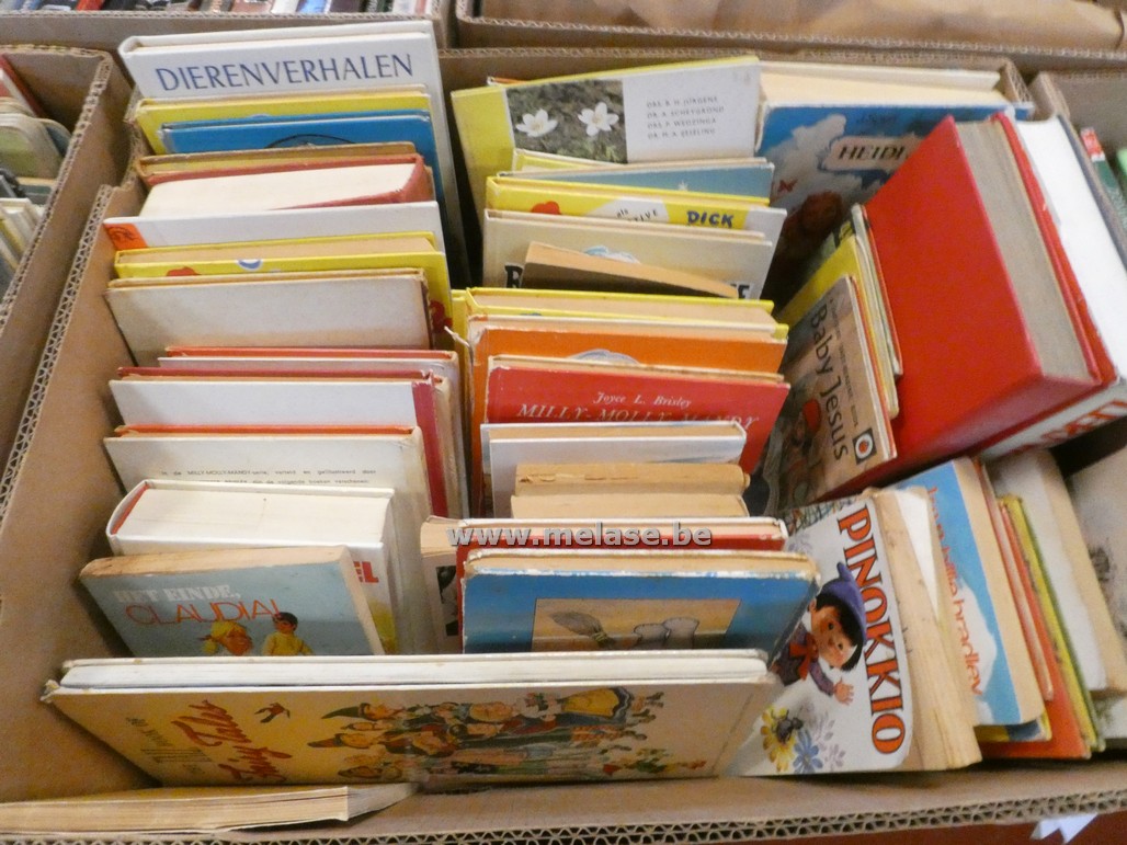 Doos "oude kinder/jeugdboeken"