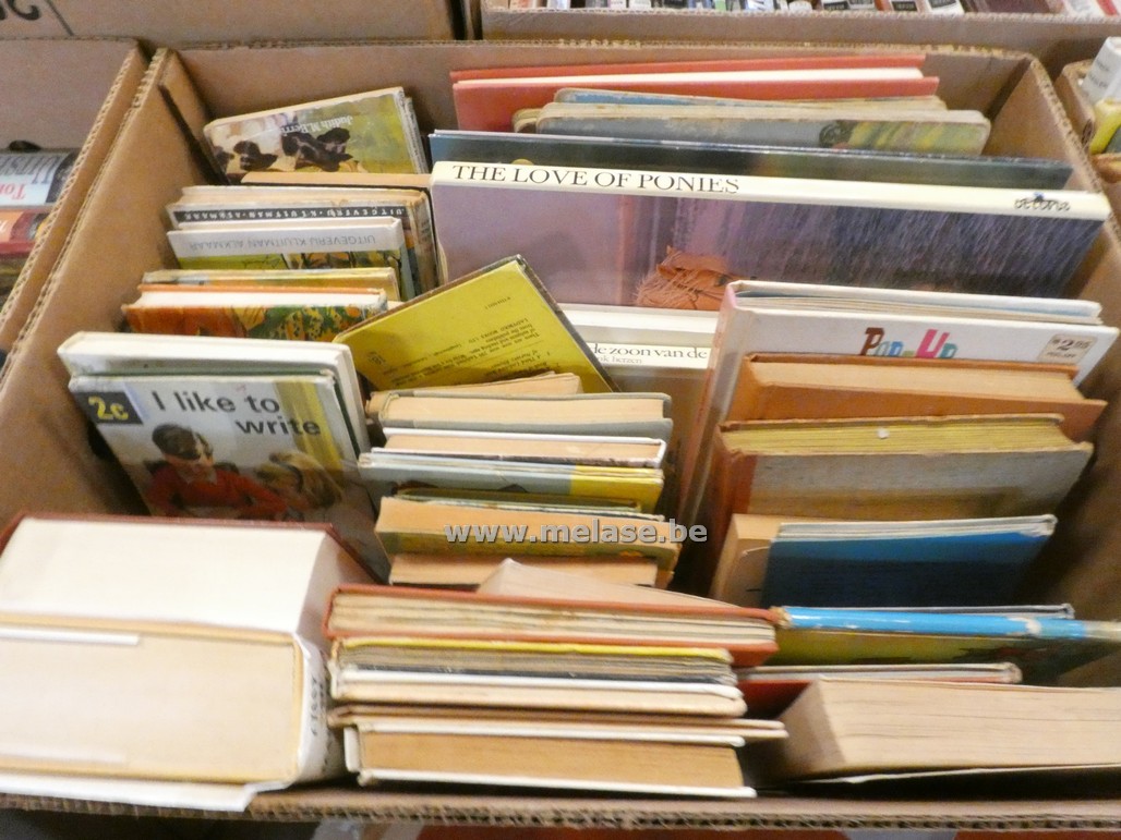 Doos "oude kinder/jeugdboeken"