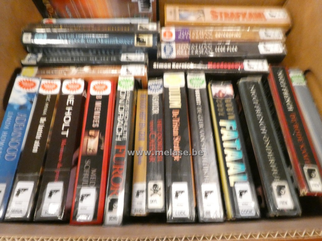 Doos boeken "Thrillers"