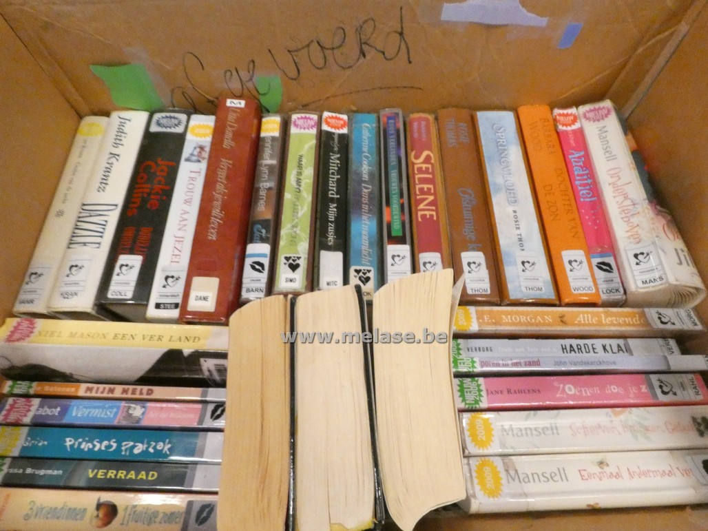 Doos boeken "Romantiek"