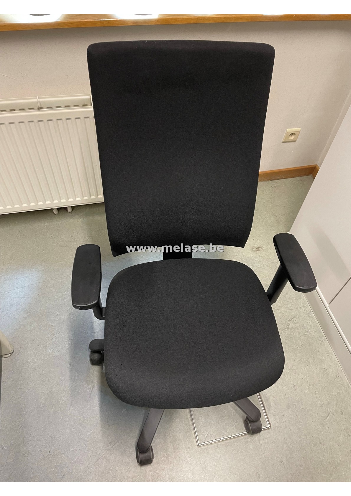 Bureelstoel met rechte rug