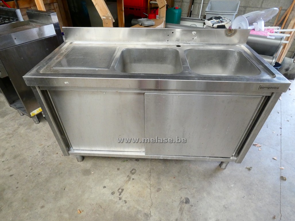 Dubbele afwasbak "GGMGASTRO"