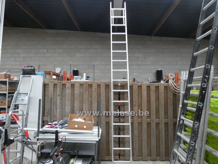 Alu ladder "1x16 treden"