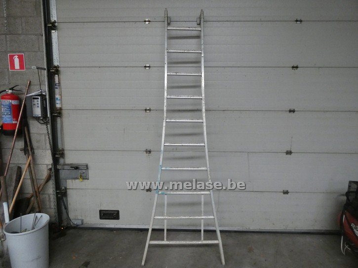 Alu ladder "1x10 treden"