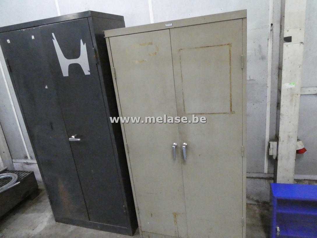 Metalen kast "grijs"