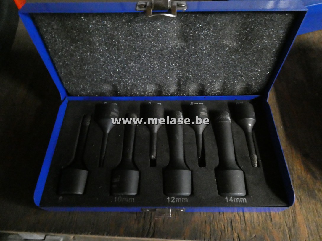 Demontageset afgeronde inbusbouten "Technolit"