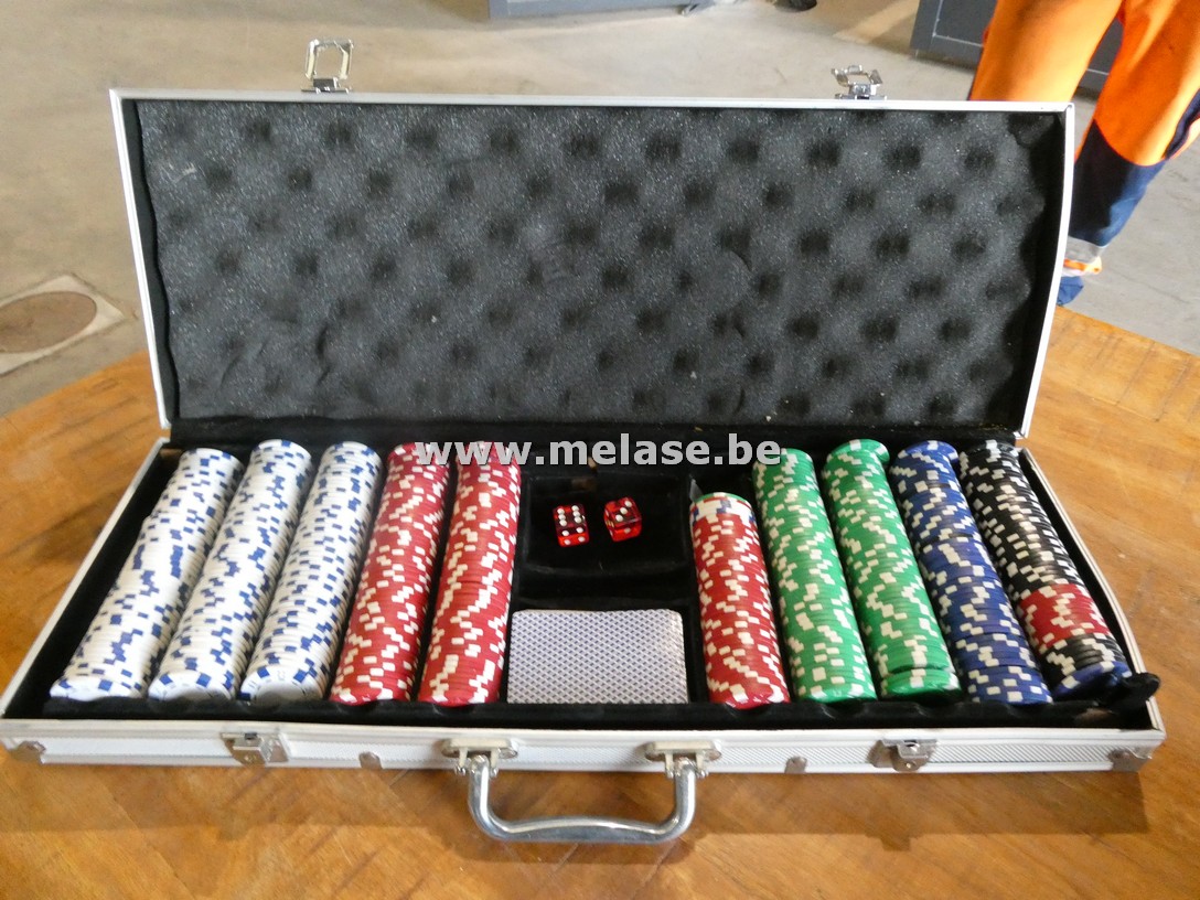 Pokerset in koffer